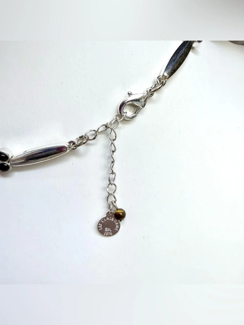 Vintage Liz Claiborne silver necklace